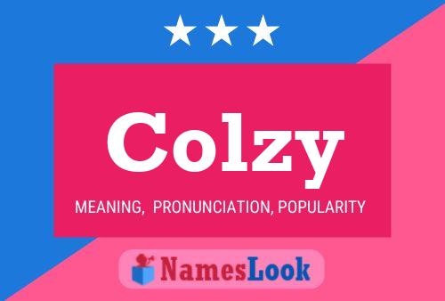 Colzy 名字海报