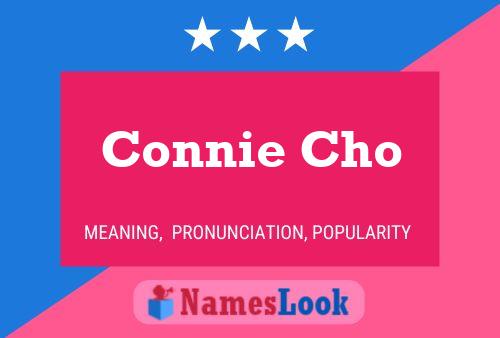 Connie Cho 名字海报