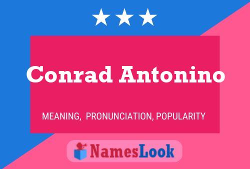 Conrad Antonino 名字海报