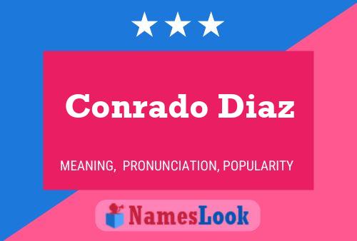 Conrado Diaz 名字海报