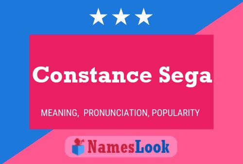 Constance Sega 名字海报