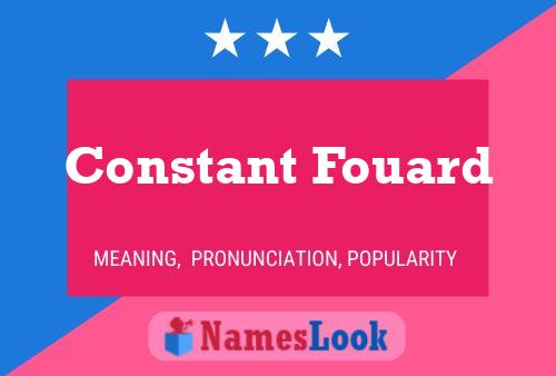 Constant Fouard 名字海报