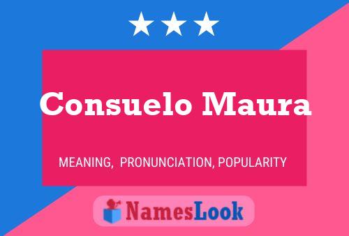 Consuelo Maura 名字海报