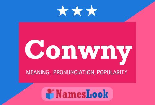 Conwny 名字海报