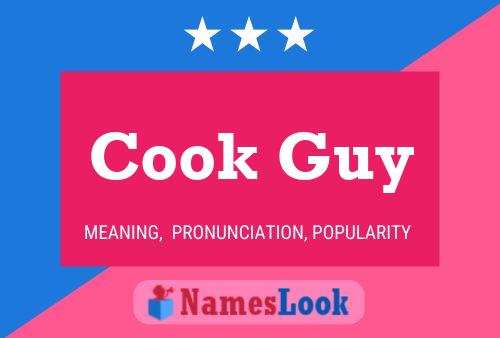 Cook Guy 名字海报