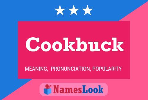 Cookbuck 名字海报