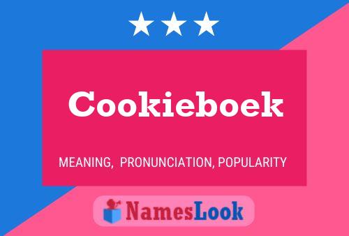 Cookieboek 名字海报