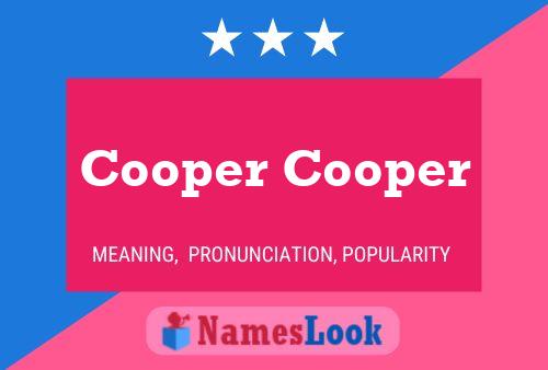 Cooper Cooper 名字海报