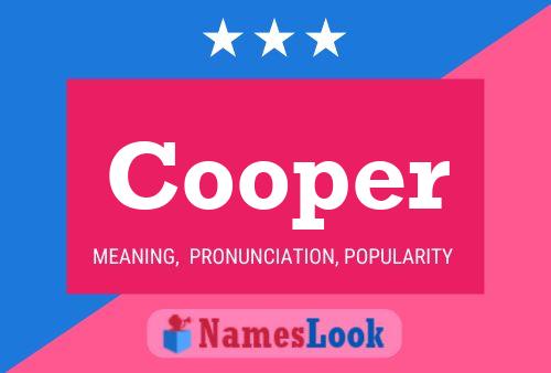 Cooper 名字海报