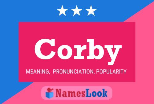 Corby 名字海报