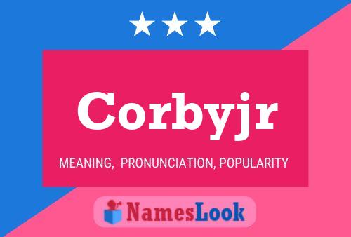 Corbyjr 名字海报