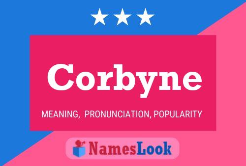 Corbyne 名字海报