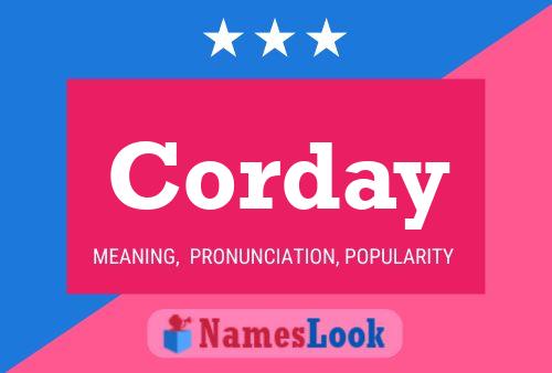 Corday 名字海报