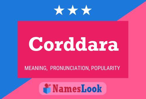 Corddara 名字海报