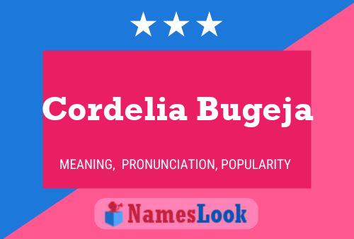 Cordelia Bugeja 名字海报