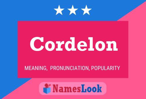 Cordelon 名字海报