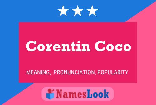 Corentin Coco 名字海报