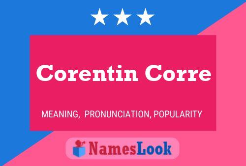 Corentin Corre 名字海报