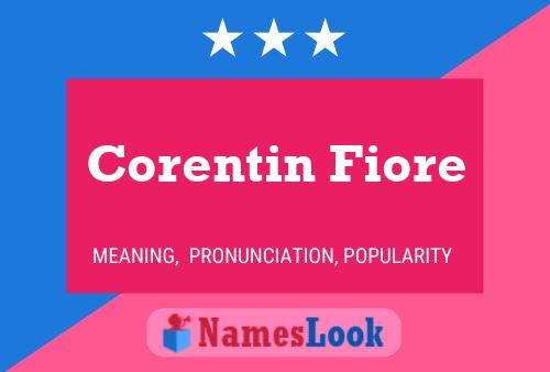 Corentin Fiore 名字海报