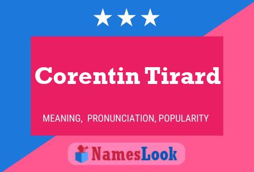 Corentin Tirard 名字海报