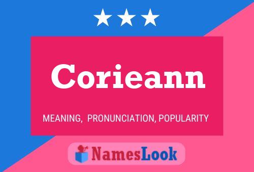 Corieann 名字海报