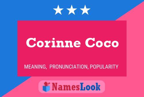 Corinne Coco 名字海报