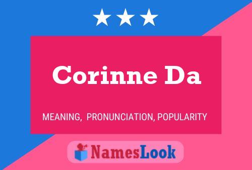 Corinne Da 名字海报