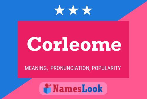 Corleome 名字海报