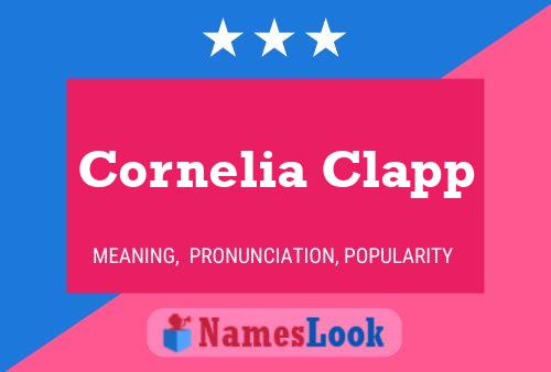 Cornelia Clapp 名字海报