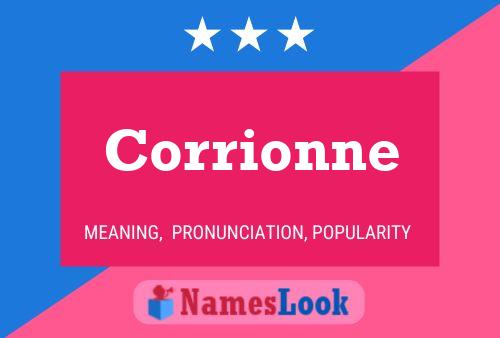 Corrionne 名字海报