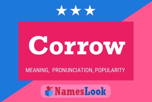 Corrow 名字海报