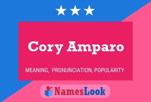 Cory Amparo 名字海报