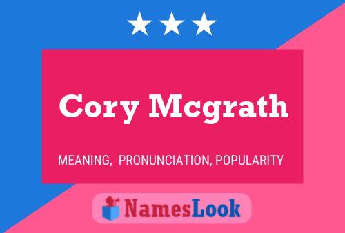 Cory Mcgrath 名字海报