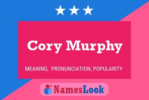 Cory Murphy 名字海报