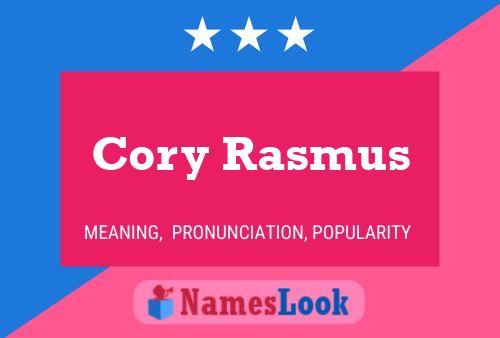 Cory Rasmus 名字海报