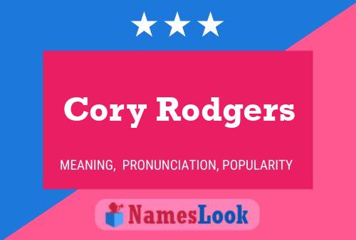 Cory Rodgers 名字海报