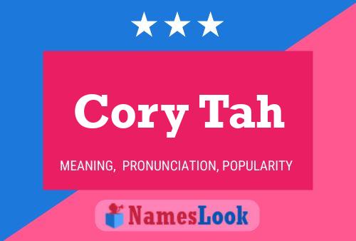 Cory Tah 名字海报