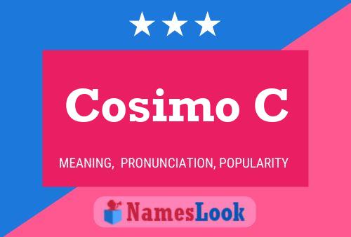 Cosimo C 名字海报