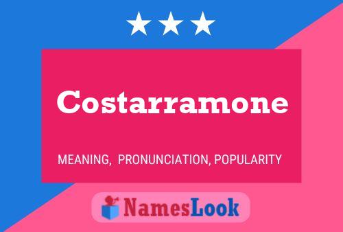 Costarramone 名字海报