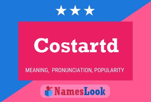 Costartd 名字海报