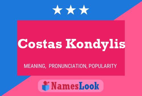 Costas Kondylis 名字海报