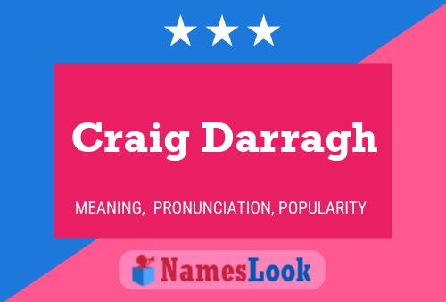 Craig Darragh 名字海报