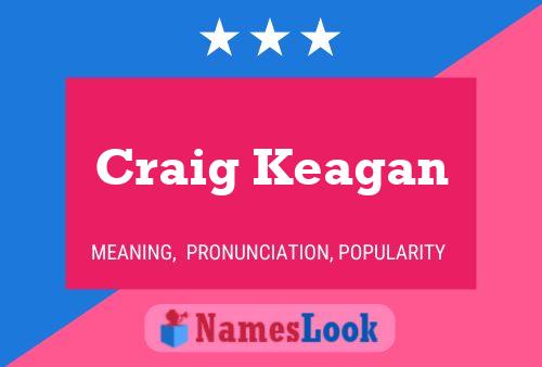 Craig Keagan 名字海报