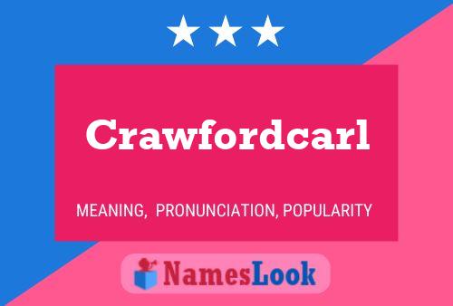 Crawfordcarl 名字海报