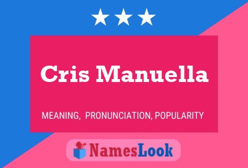 Cris Manuella 名字海报