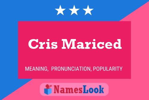 Cris Mariced 名字海报