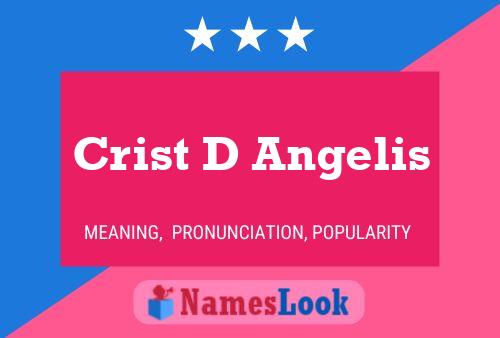 Crist D Angelis 名字海报