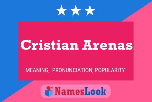 Cristian Arenas 名字海报