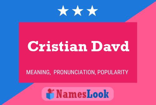 Cristian Davd 名字海报