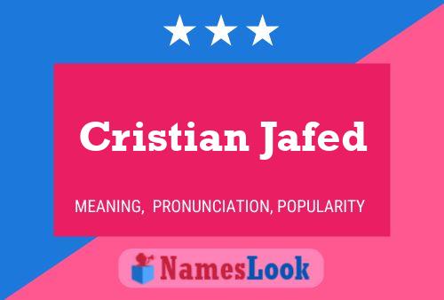 Cristian Jafed 名字海报